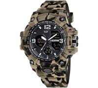 Calypso K5855/1 Herrenuhr, Analog-Digital, Camouflage, Braun, Schwarz, braun, Mutig