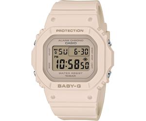 Chronograph CASIO BABY-G, beige (creme), Armbanduhren, Damen, Chronograph, Quarzuhr, Armbanduhr, Damenuhr, automatischer Kalender, digital, Timer (98655829-0) creme