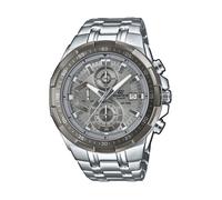 Chronograph CASIO EDIFICE, silber (silberfarben, grau), Armbanduhren, Herren, Chronograph, Quarzuhr, Armbanduhr, Herrenuhr, Edelstahlarmband, analog, Tag (36010932-0) silberfarben, grau