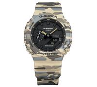 Chronograph CASIO G-SHOCK, beige, grau, schwarz, Armbanduhren, Damen, Chronograph, Quarzuhr, Armbanduhr, Herrenuhr, analog, digital (26725157-0) beige, grau, schwarz