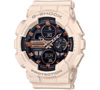 Chronograph CASIO G-SHOCK, beige (rosé, schwarz), Armbanduhren, Damen, Chronograph, Quarzuhr, Armbanduhr, Damen, Herren,Digitaluhr, bis 20 bar wasserdicht (36928020-0) rosé, schwarz