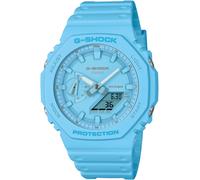 Chronograph CASIO G-SHOCK, blau (türkis), Armbanduhren, Kinder, Chronograph, Quarzuhr,Armbanduhr,Herrenuhr,digital, bis 20bar wasserd.Resinbarmband (74055929-0) türkis