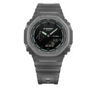 Chronograph CASIO G-SHOCK, grau (grau, grün), Armbanduhren, Herren, Chronograph, Quarzuhr, Armbanduhr, Herrenuhr, analog, digital (29119600-0) grau, grün
