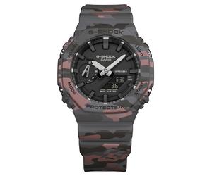 Chronograph CASIO G-SHOCK, rosa, grau, Armbanduhren, Herren, Chronograph, Quarzuhr, Armbanduhr, Herrenuhr, analog, digital (60246252-0) rosa, grau