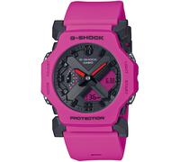 Chronograph CASIO G-SHOCK, rosa (pink), Armbanduhren, Herren, Chronograph, Quarzuhr, Armbanduhr, Herrenuhr, Resinarmband, automatischer Kalender (37622628-0) pink