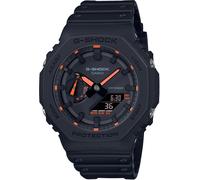 Chronograph CASIO G-SHOCK, schwarz (orange, schwarz), Armbanduhren, Herren, Chronograph, Quarzuhr,Armbanduhr,Herrenuhr,digital,bis 20bar wasserd. Resinarmband (29869361-0) orange, schwarz