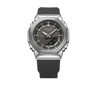 Chronograph CASIO G-SHOCK, schwarz (schwarz, edelstahlfarben), Armbanduhren, Damen, Chronograph, Quarzuhr, Armbanduhr, Damenuhr, Herrenuhr, analog, digital (57557108-0) schwarz, edelstahlfarben