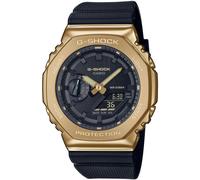 Chronograph CASIO G-SHOCK, schwarz (schwarz, goldfarben), Armbanduhren, Herren, Chronograph, Quarzuhr,Armbanduhr,Herrenuhr,digital, bis 20 bar wasserd.Resinarmband (16302020-0) schwarz, goldfarben