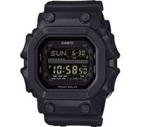 Chronograph CASIO G-SHOCK, schwarz (schwarz, schwarz), Armbanduhren, Damen, Chronograph, Solaruhr, Armbanduhr, Herrenuhr,digital,bis 20bar wasserd.Resinarmband (29101165-0) schwarz, schwarz