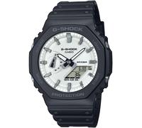 Chronograph CASIO G-SHOCK, schwarz (schwarz, weiß), Armbanduhren, Herren, Chronograph, Quarzuhr,Armbanduhr,Herrenuhr, digital,bis 20bar wasserd. Resinarmband (33792112-0) schwarz, weiß