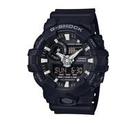 Chronograph CASIO G-SHOCK, schwarz (schwarz, weiß), Armbanduhren, Herren, Chronograph, Quarzuhr,Armbanduhr,Herrenuhr,digital, bis 20 bar wasserd.Resinarmband (379406-0) schwarz, weiß