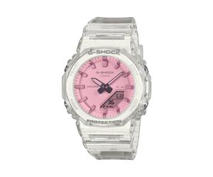 Chronograph CASIO G-SHOCK, transparent, Armbanduhren, Herren, Chronograph, Quarzuhr, Armbanduhr, Herrenuhr, analog, digital (93789345-0) transparent