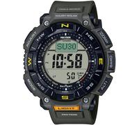 Chronograph CASIO PRO TREK, grün (dunkelgrün), Armbanduhren, Herren, Chronograph, Quarzuhr, Armbanduhr, Herrenuhr, Funk, Solar, Stoppfunktion, Weltzeit (72630427-0) dunkelgrün