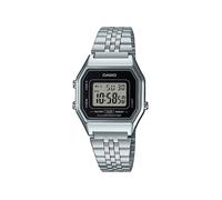 Chronograph CASIO VINTAGE, edelstahlfarben, Armbanduhren, Damen, Chronograph, Quarzuhr, Armbanduhr, Damenuhr, Edelstahlarmband, digital (19534948-0) edelstahlfarben