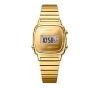 Chronograph CASIO VINTAGE, gold (goldfarben), Armbanduhren, Damen, Chronograph, Quarzuhr, Armbanduhr, Damenuhr, Edelstahlarmband, digital (59208849-0) goldfarben
