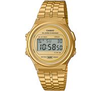 Chronograph CASIO VINTAGE, gold (goldfarben), Armbanduhren, Damen, Quarzuhr, Armbanduhr, Damenuhr, Herrenuhr, Digitaluhr,Edelstahlarmband (28449527-0) goldfarben