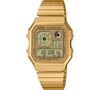 Chronograph CASIO VINTAGE, gold (goldfarben, gelbgoldfarben), Armbanduhren, Damen, Quarzuhr, Armbanduhr, Damenuhr, Herrenuhr, Edelstahlarmband, digital (39242802-0) goldfarben, gelbgoldfarben