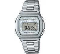 Chronograph CASIO VINTAGE, silber (perlmuttfarben, edelstahlfarben), Armbanduhren, Damen, Chronograph, Quarzuhr, Armbanduhr, Damen, Herren, digital, retro, Stoppfunktion (53447808-0)