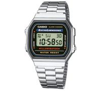 Chronograph CASIO VINTAGE, silber (rot, silberfarben), Armbanduhren, Damen, Chronograph, Quarzuhr, Armbanduhr,Damenuhr, Herrenuhr, Digitaluhr, Edelstahlarmband, Topseller (346240-0)