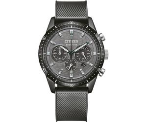 Chronograph CITIZEN, schwarz, Armbanduhren, Herren, Chronograph, Armbanduhr, Solar, Herrenuhr, analog, Datum, Stoppfunktion, Eco-Drive (35167355-0) schwarz