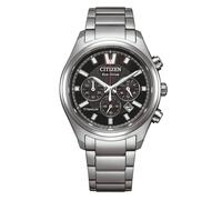 Citizen Eco-Drive Herrenuhr Chronograph Solar Titan/Schwarz CA4750-51E
