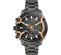 Chronograph DIESEL "GRIFFED", schwarz (gunfarben, gunfarben), Armbanduhren, Herren, Quarzuhr, Armbanduhr, Herrenuhr, Stoppfunktion, Edelstahlarmband (34135905-0) gunfarben, gunfarben