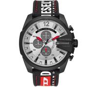 Chronograph DIESEL "MEGA CHIEF", schwarz, Armbanduhren, Damen, Chronograph, Quarzuhr, Armbanduhr, Herrenuhr, Datum, Stoppfunktion, Leuchtzeiger (50652215-0) schwarz