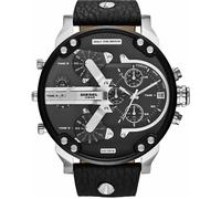 Chronograph DIESEL "MR. DADDY 2.0", schwarz, Armbanduhren, Herren, Chronograph, Quarzuhr, Armbanduhr, Herren, Datum, Stoppfunktion, mehrere Zeitzonen (796871-0) schwarz