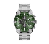 Chronograph DIESEL "Spiked", edelstahlfarben, Armbanduhren, Herren, Chronograph, Quarzuhr, Armbanduhr, Herrenuhr, Edelstahlarmband, analog, Tag (98130940-0) edelstahlfarben