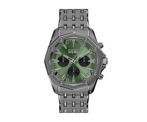 Chronograph DIESEL "Stinger", anthrazit, grün, Armbanduhren, Herren, Chronograph, Quarzuhr, Armbanduhr, Herrenuhr, Edelstahlarmband, analog (45376050-0) anthrazit, grün
