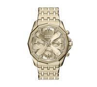 Chronograph DIESEL "STINGER", gold (gelbgoldfarben), Armbanduhren, Herren, Chronograph, Quarzuhr, Armbanduhr, Herrenuhr, Edelstahlarmband, analog (61381419-0) gelbgoldfarben