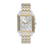 Emporio Armani Chronograph Edelstahl bicolor Herren