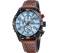 Festina F20519/1 Chronograph Uhr Herrenuhr Leder Chrono Datum braun