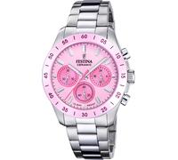 Festina F20693/2 Damenuhr Chronograph Stahl/Rosa