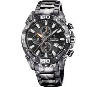 Chronograph FESTINA "Special Edition", schwarz (schwarz, grau), Armbanduhren, Herren, Chronograph, Quarzuhr, Armbanduhr, Herrenuhr, Edelstahlarmband, Datum,Stoppfunktion (37405239-0) schwarz, grau