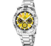 Chronograph FESTINA "The Originals/Diver", silberfarben, gelb, Armbanduhren, Herren, Chronograph, Quarzuhr, Armbanduhr, Herrenuhr, Edelstahlarmband, analog, Tag (21606135-0)