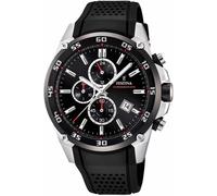 Chronograph FESTINA "The Originals", schwarz, Armbanduhren, Herren, Chronograph, Armbanduhr, Quarzuhr, Herrenuhr, Stoppfunktion, bis 10 bar wasserd. (17835614-0) schwarz