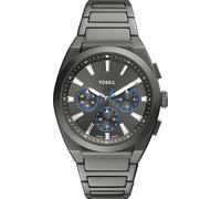 Fossil Herren Analog Quarz Uhr mit Edelstahl Armband FS6107
