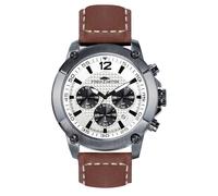 Chronograph FYNCH-HATTON, braun, Armbanduhren, Herren, Chronograph, Quarzuhr, Armbanduhr, Herrenuhr, Lederarmband, analog, Tag (20256915-0)