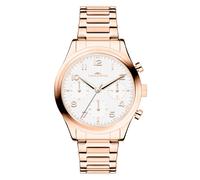 Chronograph FYNCH-HATTON, roségoldfarben, Armbanduhren, Damen, Chronograph, Quarzuhr, Armbanduhr, Damenuhr, Edelstahlarmband, analog (56238257-0)