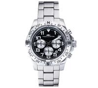 Chronograph FYNCH-HATTON, silberfarben, Armbanduhren, Herren, Chronograph, Quarzuhr, Armbanduhr, Herrenuhr, Edelstahlarmband, analog, Tag (25034128-0)