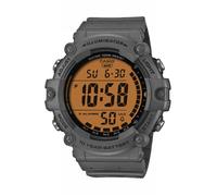 Chronograph, grau, orange, CASIO TIMELESS COLLECTION, Armbanduhren, Herren, Chronograph, Quarzuhr, Armbanduhr, Herrenuhr, digital, automatischer Kalender (26860649-0) grau, orange