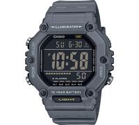 Chronograph, grau, schwarz, CASIO TIMELESS COLLECTION, Armbanduhren, Herren, Chronograph, Quarzuhr, Armbanduhr, Herrenuhr, Digitaluhr, bis 10 bar wasserdicht (44600834-0) grau, schwarz