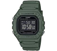 Chronograph, grün, CASIO TIMELESS COLLECTION, Armbanduhren, Herren, Chronograph, Quarzuhr, Armbanduhr, Herrenuhr, digital, automatischer Kalender (46728954-0) grün