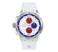 Chronograph HAEMMER GERMANY, weiß, Armbanduhren, Herren, Chronograph, Quarzuhr, Armbanduhr, Herrenuhr, analog, Tag, Stoppfunktion (71177060-0)