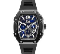Ice-Watch - Ice boliday Black Blue Silver Steel - Schwarze Herrenuhr mit Silikonarmband - 024364 (Large)