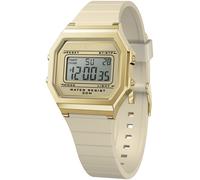 Chronograph ICE-WATCH "ICE digit retro - Small", beige, Armbanduhren, Damen, Chronograph, Armbanduhr, Quarzuhr, Damenuhr, Silikonarmband, Datum (40874264-0) beige