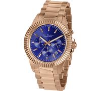 Chronograph JACQUES LEMANS "La Passion", gold (roségoldfarben, blau), Armbanduhren, Damen, Chronograph, Quarzuhr,Armbanduhr,Damenuhr,Herrenuhr,Edelstahlarmband,Stoppfunktion (99795022-0) roségoldfarbe