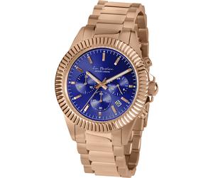 Chronograph JACQUES LEMANS "La Passion", gold (roségoldfarben, blau), Armbanduhren, Damen, Chronograph, Quarzuhr,Armbanduhr,Damenuhr,Herrenuhr,Edelstahlarmband,Stoppfunktion (99795022-0) roségoldfarbe