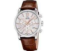 Chronograph JAGUAR "Acamar", braun (braun, silberfarben), Armbanduhren, Kinder, Chronograph, Armbanduhr, Quarzuhr, Herrenuhr, Saphirglas, Stoppfunktion (79910242-0) braun, silberfarben